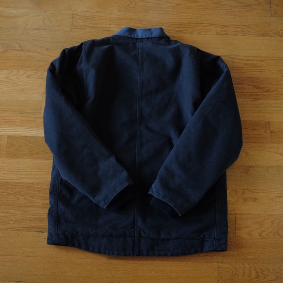 NFL New York Jets Hard Wear by Reebok Men Blue Sherpa Lined Work Jacket M Sporty - Picture 8 of 8